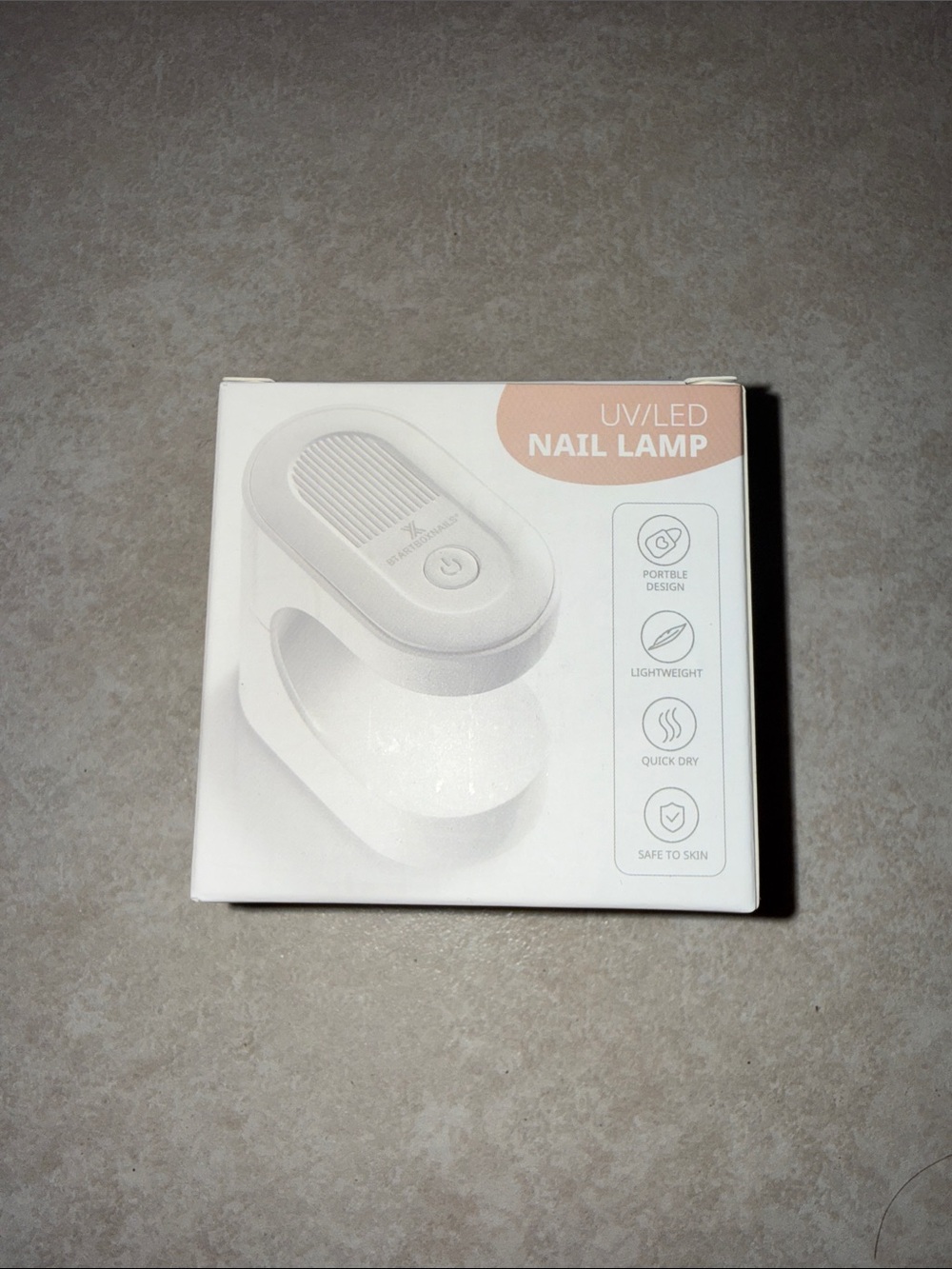 White UV/LED Nail Lamp Portable Nail Curing Light